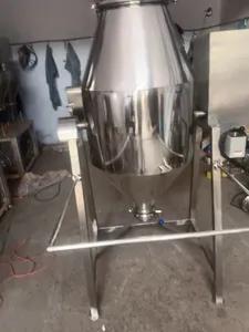 Mezcladora de Doble Cono de Acero Inoxidable para Mezclar Polvo Uniformemente en Aplicaciones Alimentarias, Químicas e Industriales - Product Image 3