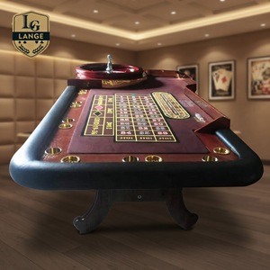 Рулеточный стол Lange Deluxe 32 дюйма: современный профессиональный стол для рулетки с ножками из массива дерева - Product Image 1