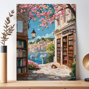 CHENISTORY Kits de peinture par numéros sur toile avec motifs floraux et arbres pour décorations murales et cadeaux - Product Image 2