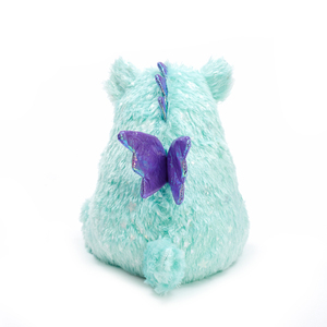 Jouet en peluche dragon volant avec logo personnalisé, paillettes brillantes et sequins - Product Image 3