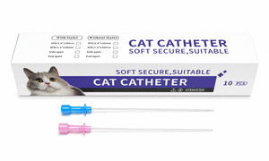 <span class=keywords><strong>Cat</strong></span>éter Urinario Estéril Desechable para Gatos Machos 3FR/4FR 1.0/1.3*130mm con/sin Estilete, <span class=keywords><strong>Cat</strong></span>éter Felineo Suave - Product Image 2