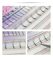 Yelix 50 cartes de rangement pour bouquets de cils et ruban adhésif pour cils en volume