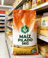 Sacs d'emballage personnalisés imprimés pour riz basmati biologique et farine, vides, naturels, de 5 kg, 10 kg, 25 kg, en vente