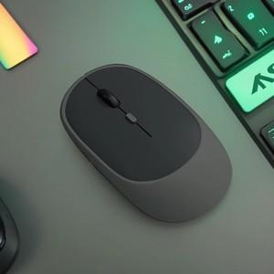 Souris sans fil double mode 2.4G Bluetooth 1600Dpi, 4 boutons, conception ergonomique pour utilisation au bureau, à la maison, sur tablette - Product Image 5