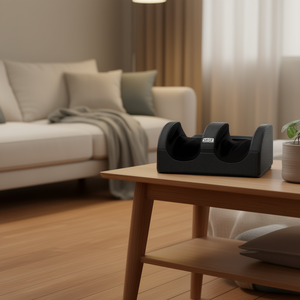 Masseur de pieds noir 30 cm, pétrissage des chevilles et des mollets, rechargeable par USB, batterie au lithium, équipement de thérapie - Product Image 2