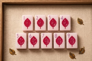 Fichas de Mahjong de Acrílico Duradero de Lujo The Botanical Line Paris Pink 2.0 - Product Image 4