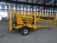 Plateforme élévatrice articulée tout-terrain Forte traction pour les chantiers de construction en montagne
