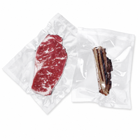 Sacs sous vide thermoscellables transparents personnalisés pour l'emballage de sushis, pizzas et autres aliments