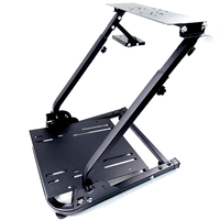 Simulateur de course Deluxon DGS01, châssis en acier, 1 an de garantie, instructions en anglais faciles à suivre, comprend un support de volant et des pédales