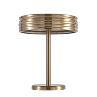 Lampe de table moderne et personnalisée en fer, abat-jour en fer, LED blanc chaud DC 6V, ampoule E12, décoration créative pour chambre à coucher et chevet