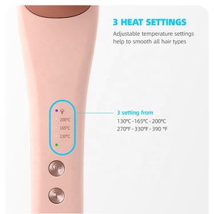 <span class=keywords><strong>Brosse</strong></span> lissante à vapeur personnalisée avec logo, 3 en 1, <span class=keywords><strong>brosse</strong></span> lissante <span class=keywords><strong>pour</strong></span> <span class=keywords><strong>cheveux</strong></span>, peigne chauffant, peigne lissant - Product Image 4