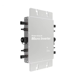 400W High Efficiency Aluminum Alloy <b>Sandblasted</b> Housing, IP65 Waterproof, 4-channel MPPT Control Micro Inverter - Product Image 6