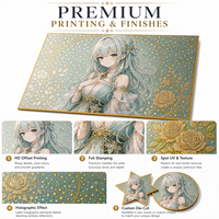 Planche Shikishi Anime Personnalisée en Carton Épais avec Bord Doré et Texture Washi – Présentoir d'Art de Collection