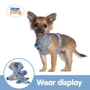 HanYang personalizzato in Neoprene morbido sorriso viso di lusso imbracatura per cani personalizzabile poliestere sostenibile Pet Dog imbracatura regolabile - Product Image 6