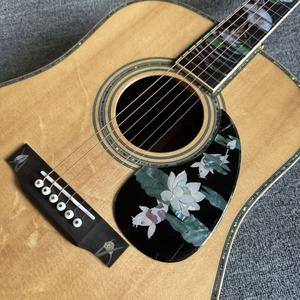 Guitarra Acústica Profesional ALL SOLID Mythical Crane con Diapasón de 20 Trastes SIN EQ, Envío Rápido - Product Image 2