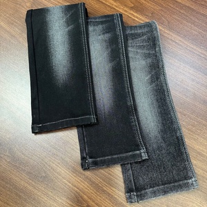 Tissu en denim sergé extensible Lizhi XH5026K-1B, couleur personnalisée, vendu <span class=keywords><strong>au</strong></span> mètre en gros <span class=keywords><strong>pour</strong></span> la confection de vêtements - Product Image 1