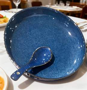 Vajilla de Porcelana Azul Japonesa de Lujo, Platos y Tazones para Restaurante, Juego de Vajilla, Venta al por Mayor - Product Image 5