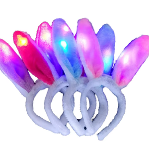 <span class=keywords><strong>Accesorios</strong></span> para disfraces <span class=keywords><strong>de</strong></span> conejo <span class=keywords><strong>de</strong></span> Pascua, diadema con orejas <span class=keywords><strong>de</strong></span> conejo LED suave, felpa flexible para decoraciones <span class=keywords><strong>de</strong></span> fiesta para Navidad - Product Image 3