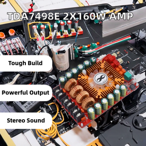 บอร์ดเครื่องขยายเสียงดิจิตอล TDA7498E 220W โมดูลเครื่องขยายเสียงดิจิตอล2X160W คู่ BTL <span class=keywords><strong>MONO</strong></span> - Product Image 2