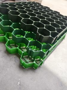 لوح صناعي من البولي إيثيلين عالي الكثافة لوح بلاستيكي شبكة رصف الطريق الحصى لموقف السيارات منظر طبيعي للممر شبكة رصف العشب - Product Image 3