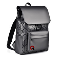 Sac à dos pour ordinateur portable personnalisé unisexe antivol en Oxford avec fermeture éclair, imperméable, léger, extensible et pliable pour étudiants, bureau et usage quotidien