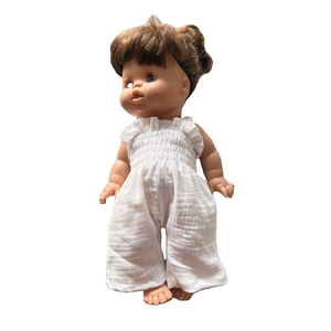 <span class=keywords><strong>Miniland</strong></span> Dolls Smocked Jumpsuits Vêtements d'été en mousseline solide pour poupée - Product Image 2