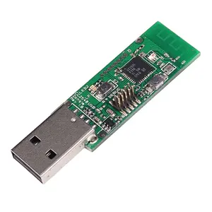 无线Zigbee CC2531嗅探器裸板数据包协议分析仪模块USB接口加密狗捕获数据包Zigbee模块