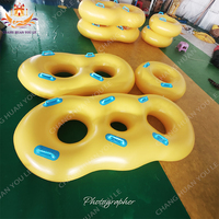 Bouées gonflables à deux tubes, robustes, pour parc aquatique, en PVC, pour rafting en eaux vives, bouée de natation, anneau de corps, certifiées CE, 42''-48''