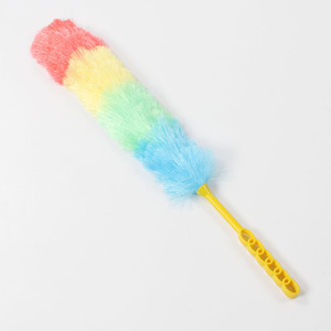 Plumeau à poils doux avec manche à six anneaux, nettoyage électrostatique pour voiture, cuisine, hôtel, ordinateur, élimination flexible de la poussière - Product Image 5