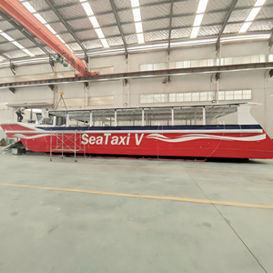 Vente flash : Bateau à passagers en aluminium de 21 m, bateau de débarquement en aluminium de 70 pieds, barge de fret, ferry fluvial, bateau de travail à vendre - Product Image 4