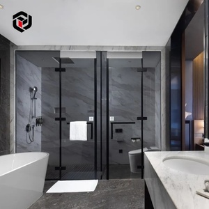 Ensemble complet de mobilier d'hôtel haut de gamme et moderne, fabriqué en usine, comprenant une tête de lit sur mesure en bois massif et une armoire fonctionnelle pour appartement élégant. - Product Image 6