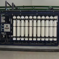 Système de filtration d'eau à membrane UF automatique avec conception montée sur châssis pour les projets de réutilisation d'eau de process et d'eaux usées