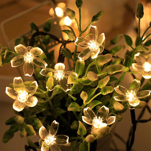 IP65 Waterproof 20LED Solar Flower <b>String</b> Lights 8 Modes Sensor Control Outdoor <b>Garden</b> Fairy Lights Ceiling light - Product Image 5