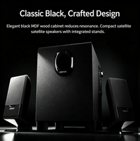 Altavoces para Computadora EDIFIER R101V de 2.1 Canales, Subwoofer de 4 Pulgadas (50x90mm), Controladores de Rango Completo, 360 °   Altavoz para PC de Escritorio con Gabinete de MDF y Refuerzo de Bajos