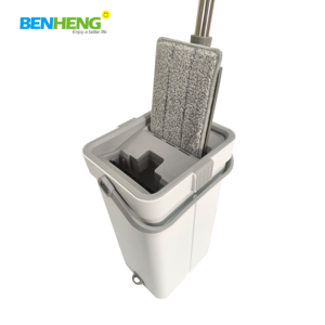 Marché <span class=keywords><strong>russe</strong></span> 360 °   Serpillère plate intelligente rotative et mains libres avec seau pour le nettoyage domestique - Product Image 3