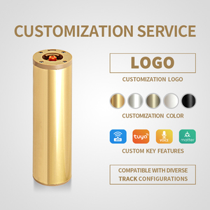 Rail de rideau motorisé artistique KYOK Gold Tuya WiFi - Système de rail de rideau intelligent de luxe pour la décoration intérieure - Product Image 2