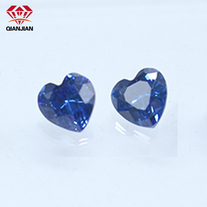 Bán buôn <span class=keywords><strong>Shape</strong></span> 3A tổng hợp zirconia đá quý màu đá quý <span class=keywords><strong>spinel</strong></span> màu xanh tim nhân tạo đá quý đối với trang sức làm - Product Image 1