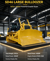 . Excavadora Hidráulica Grande SD46, Bulldozer de 54 Toneladas con 460HP de Alta Potencia para Minería y Canteras Grandes