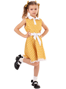 Disfraz de Fiesta para Niñas 2026 MS, Ropa de Cosplay, Actuación, Halloween, Carnaval, Juego de Roles, Vestido de Lunares - Product Image 6