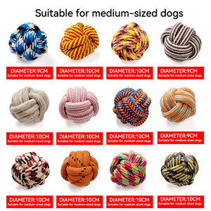 ชุดของเล่นกัญชาฝ้ายอินทรีย์สำหรับลูกสุนัขเล่น,ของเล่นแบบโต้ตอบยั่งยืน - Product Image 4