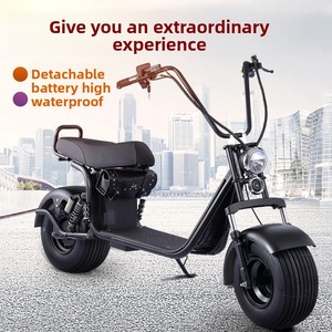 Scooter Eléctrico de Dos Plazas con Ruedas Grandes para Adultos, Modelo Nuevo con Neumáticos Anchos, Batería de Litio Inteligente para Desplazamientos Urbanos, para Harley X9 - Product Image 5