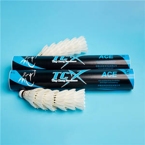 TCX ACE Volant de <span class=keywords><strong>badminton</strong></span> à réponse flexible de qualité compétition <span class=keywords><strong>Badminton</strong></span> à noyau renforcé <span class=keywords><strong>Badminton</strong></span> économe en énergie de l'usine - Product Image 2