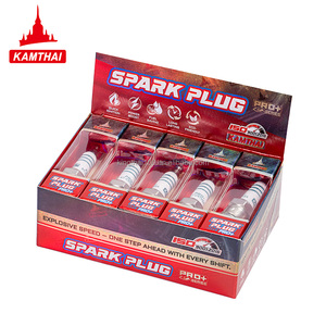 หัวเทียนรถมอเตอร์ไซค์ KAMTHAI รุ่น CR7HSA A7RTC สำหรับ Honda Air Blade <span class=keywords><strong>110</strong></span>/125 สำหรับ Jupiter Fi สำหรับ Suzuki Axelo 125 - Product Image 1
