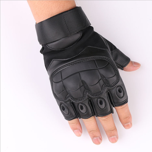 Guantes Tácticos DFTG202 para Deportes al Aire Libre, Ciclismo, Camping, Medios Dedos, con Nudillos Reforzados, Color Caqui, Verde Deportivo, Negro, EN STOCK - Product Image 4