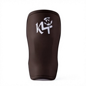 Protège-tibias en tissu de coton KLTW INT'L, légers, protection de base, coque en PP durable, pour le kickboxing, adultes, toutes saisons, colorés - Product Image 1