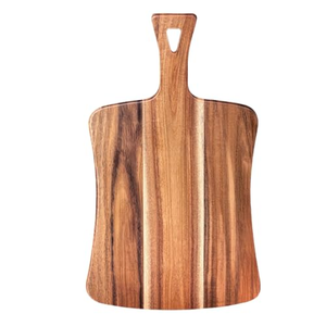 Planche à découper simple en bois massif d'acacia pour charcuterie, steak et pain, style occidental - Product Image 1