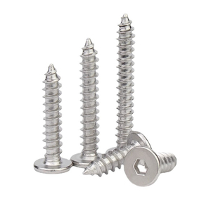 M2 M2.3 M2.6 M3 M3.5 M4 M5 M6 Stainless Steel 304 Wood <strong>Allen</strong> Socket Self Tapping <strong>Screw</strong> Ultra Thin Hex Flat Head <strong>Screws</strong> - Product Image 1