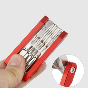 Outil de réparation de vélo OEM, vélo de montagne, 8 en 1, multifonction, kit de réparation et de démontage, clé hexagonale, tournevis - Product Image 6