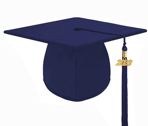 Gorras de Graduación Universitarias Elásticas Personalizadas al por Mayor, Gorras de Graduación Negras Mate para Adultos, Uso Escolar, Borla 100% Poliéster - Product Image 6