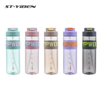 Yiben Outdoor 820ml Tasse portable anti-fuite Bouteille d'eau en plastique avec poignée
